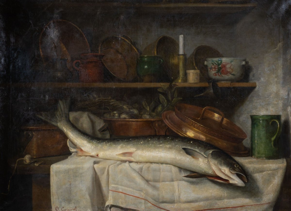 Still Life By J.o  De Cocquerel-photo-1