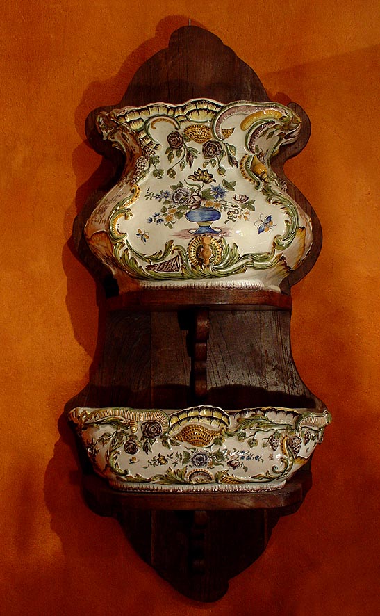 End Of 18th C.french Faience Fountain
