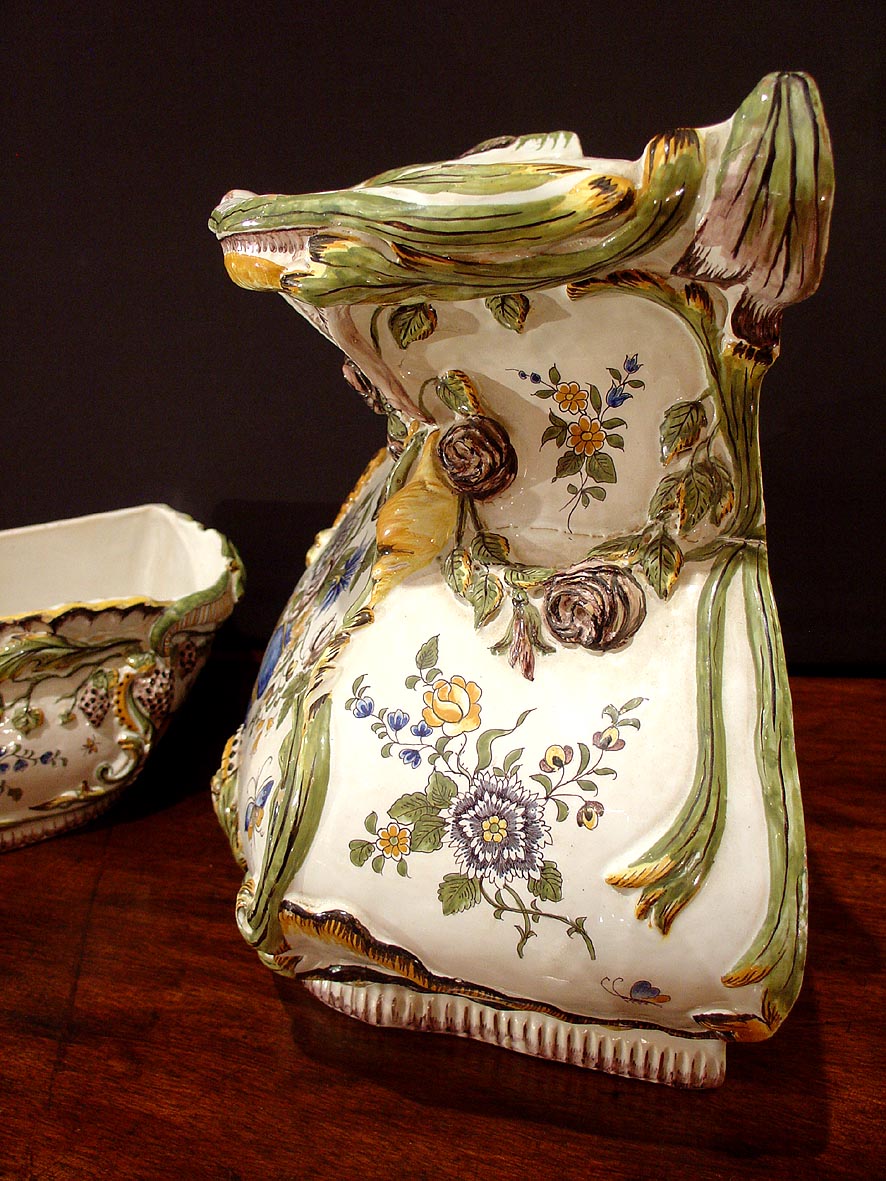 End Of 18th C.french Faience Fountain-photo-3