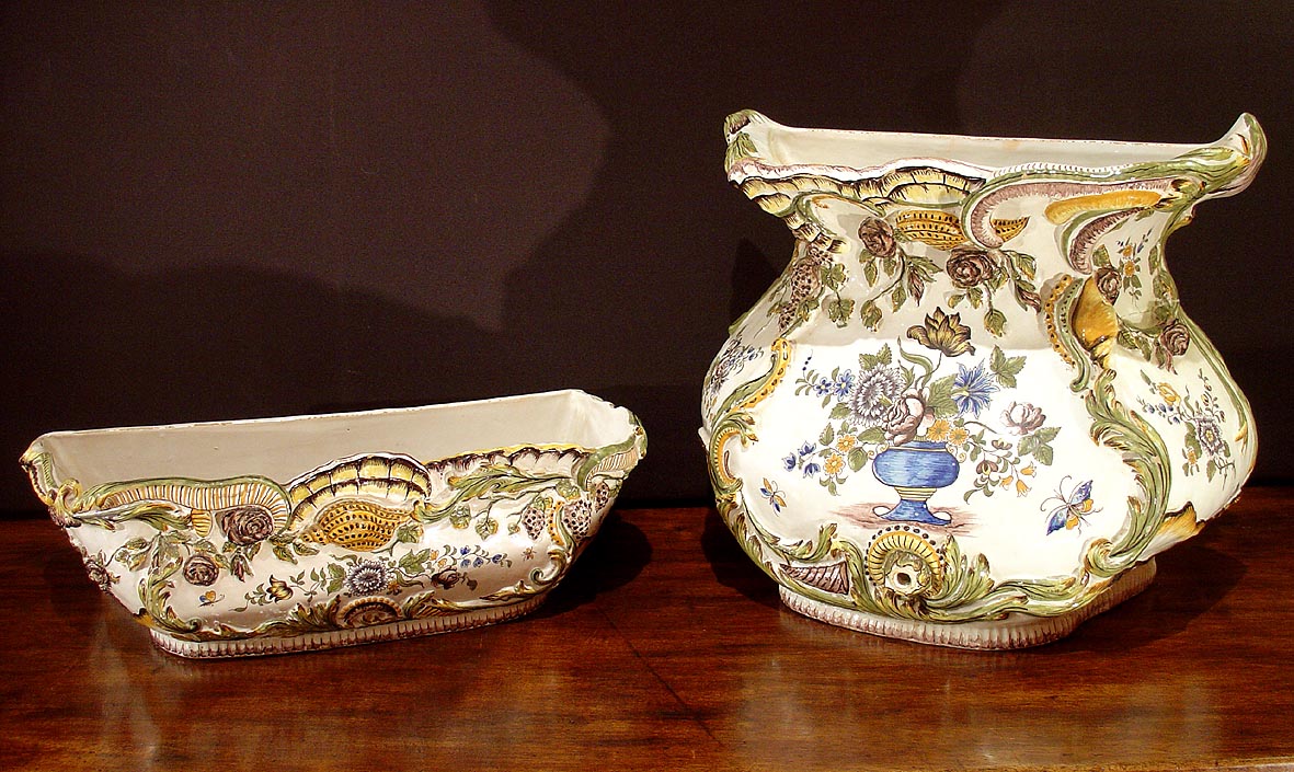 End Of 18th C.french Faience Fountain-photo-1