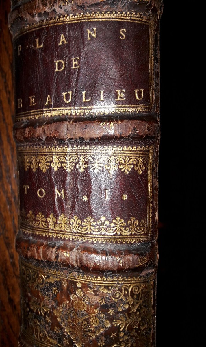 17th Century Book - Plans De Baulieu, Two Volumes-photo-2