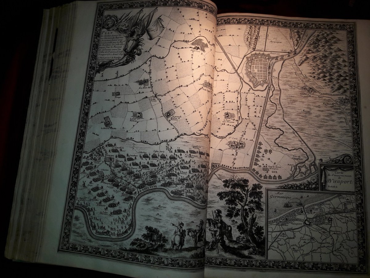 17th Century Book - Plans De Baulieu, Two Volumes-photo-4