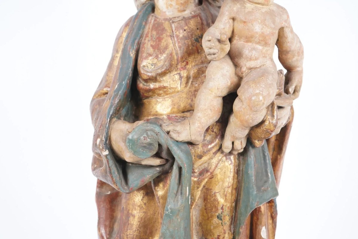 16th-century Statue Of The Virgin Mary-photo-3