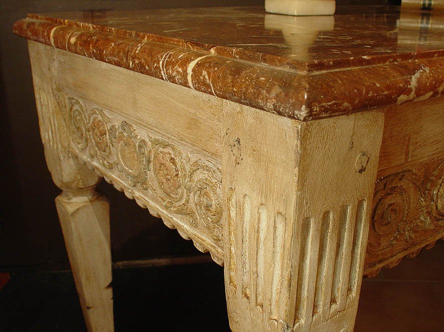 Console Table Painted Late 18th-photo-2