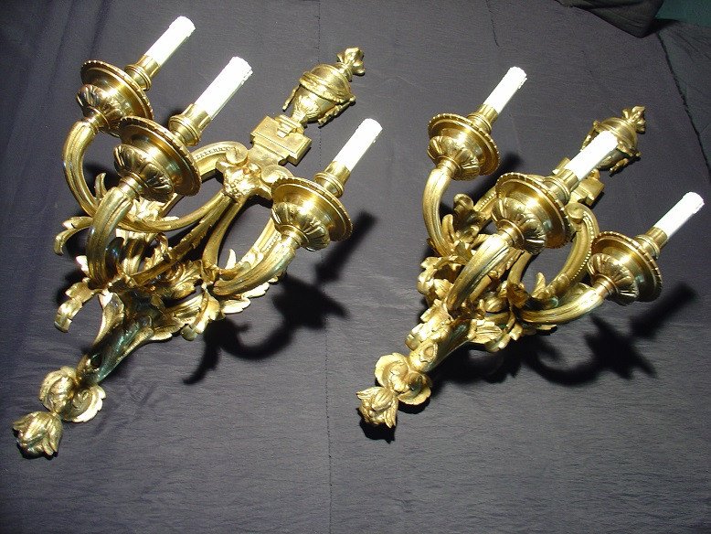 Pair Of Louis XVI Style  Sconces 