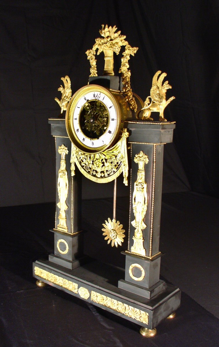 18th Century French Skeleton Clock