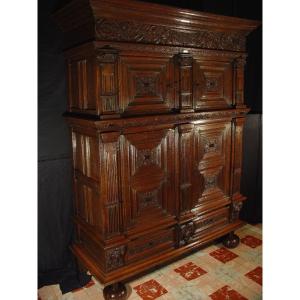 17th C Flemish Armoire Cabinet