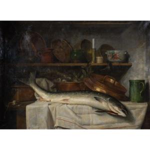 Still Life By J.o  De Cocquerel
