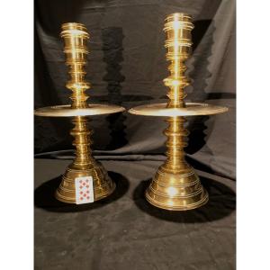 Pair Of Large Candlesticks