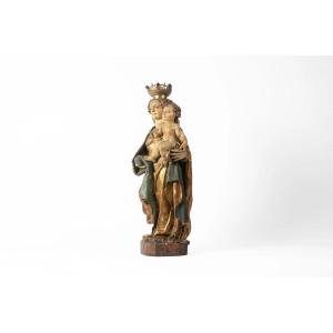 Statue vierge 16 eme siecle