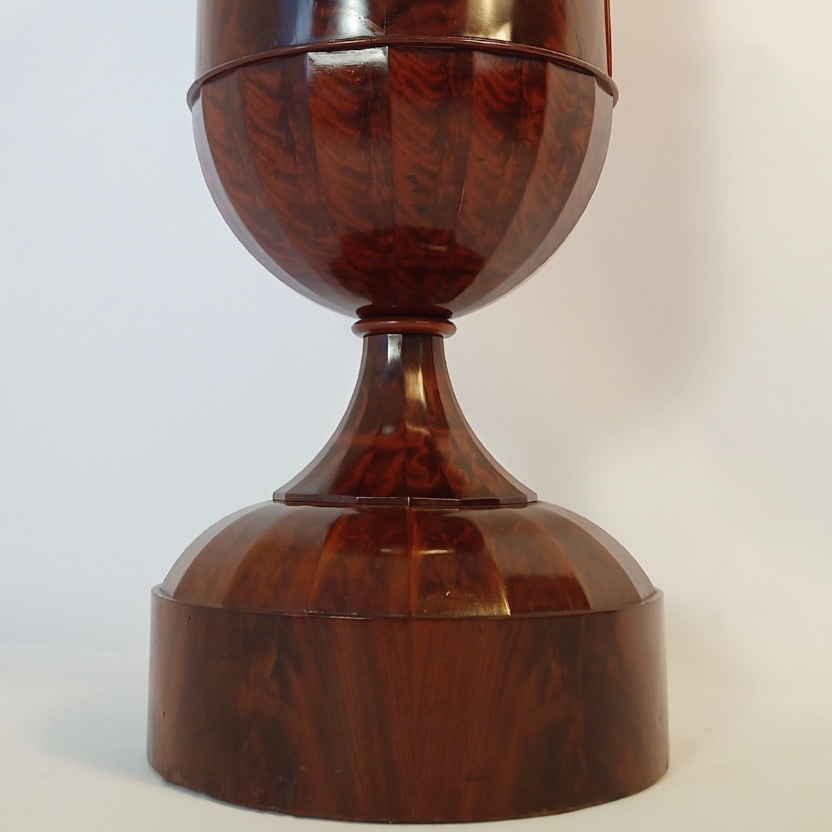 Drum Table Mahogany, France Around 1830-photo-2