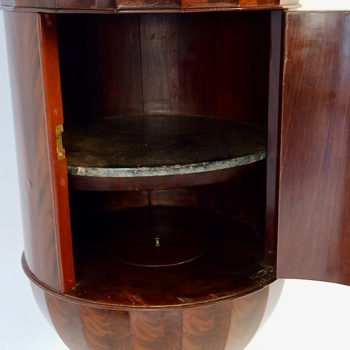 Drum Table Mahogany, France Around 1830-photo-3