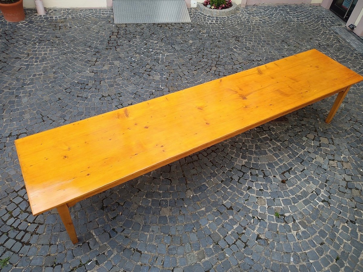 Table Ancienne Du 19ème Siècle, 433 Cm De Long-photo-2