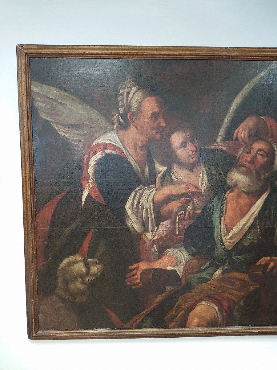 The Cure Of Tobit Painting By Bernardo Strozzi-photo-3