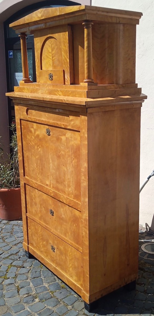 Armoire Biedermeier Blender, Allemagne Du Nord Vers 1815-photo-4