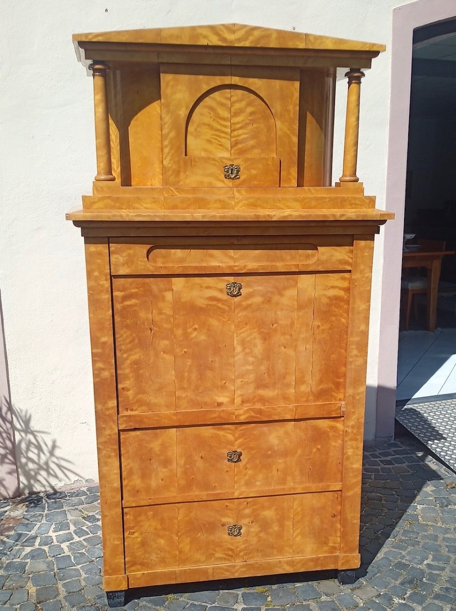 Armoire Biedermeier Blender, Allemagne Du Nord Vers 1815