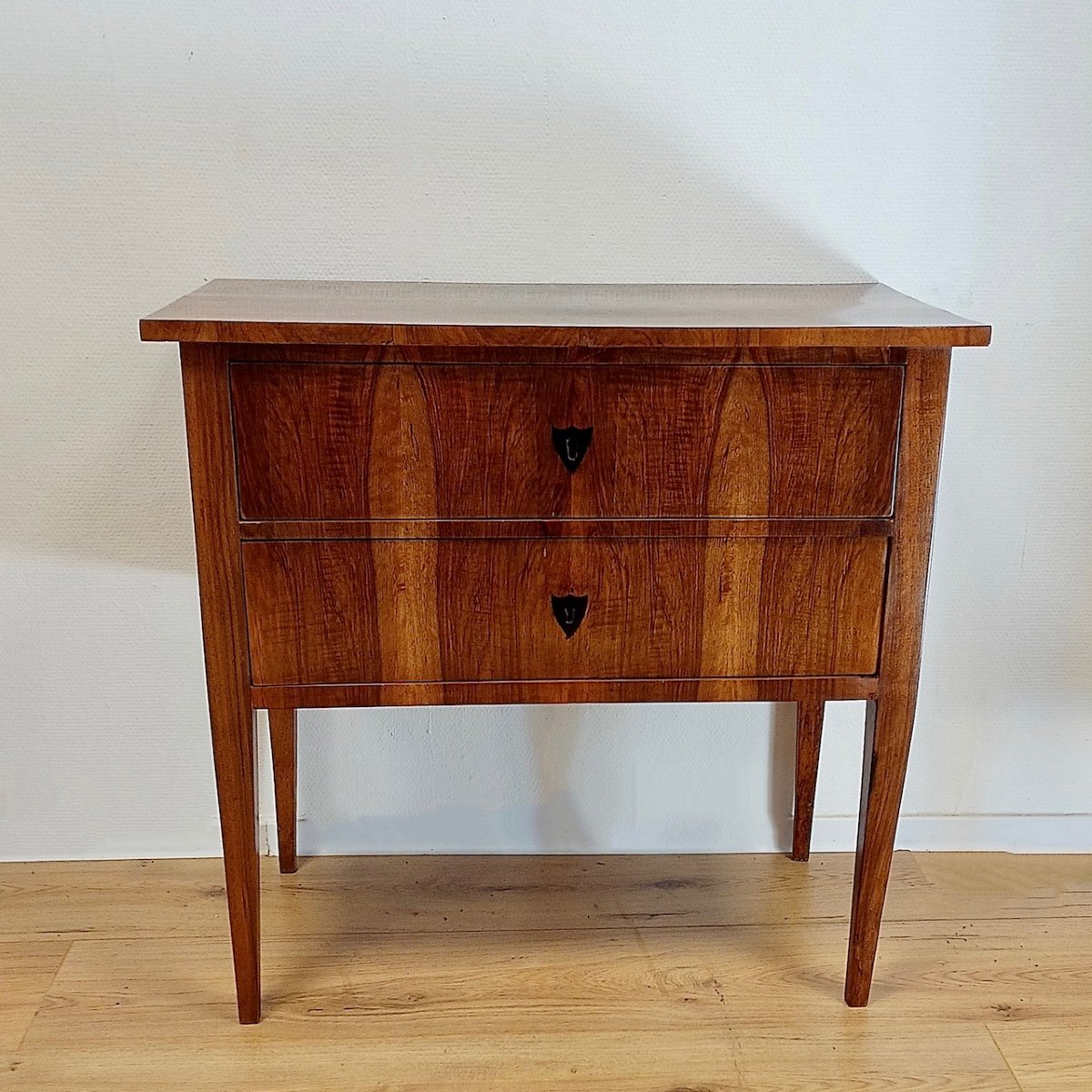 Small Biedermeier Commode, Walnut Veneer, South Germany Circa 1820-photo-5