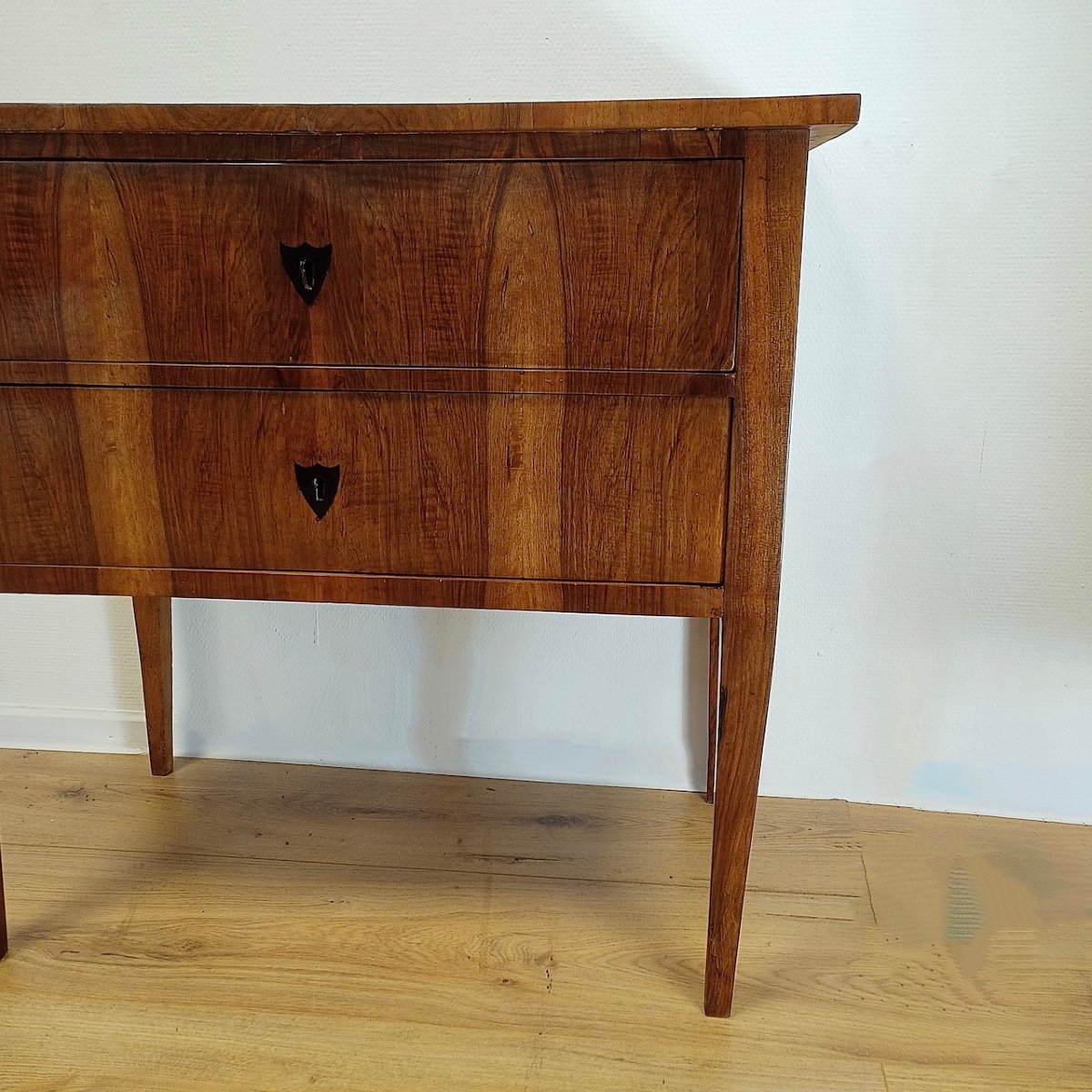 Small Biedermeier Commode, Walnut Veneer, South Germany Circa 1820-photo-6