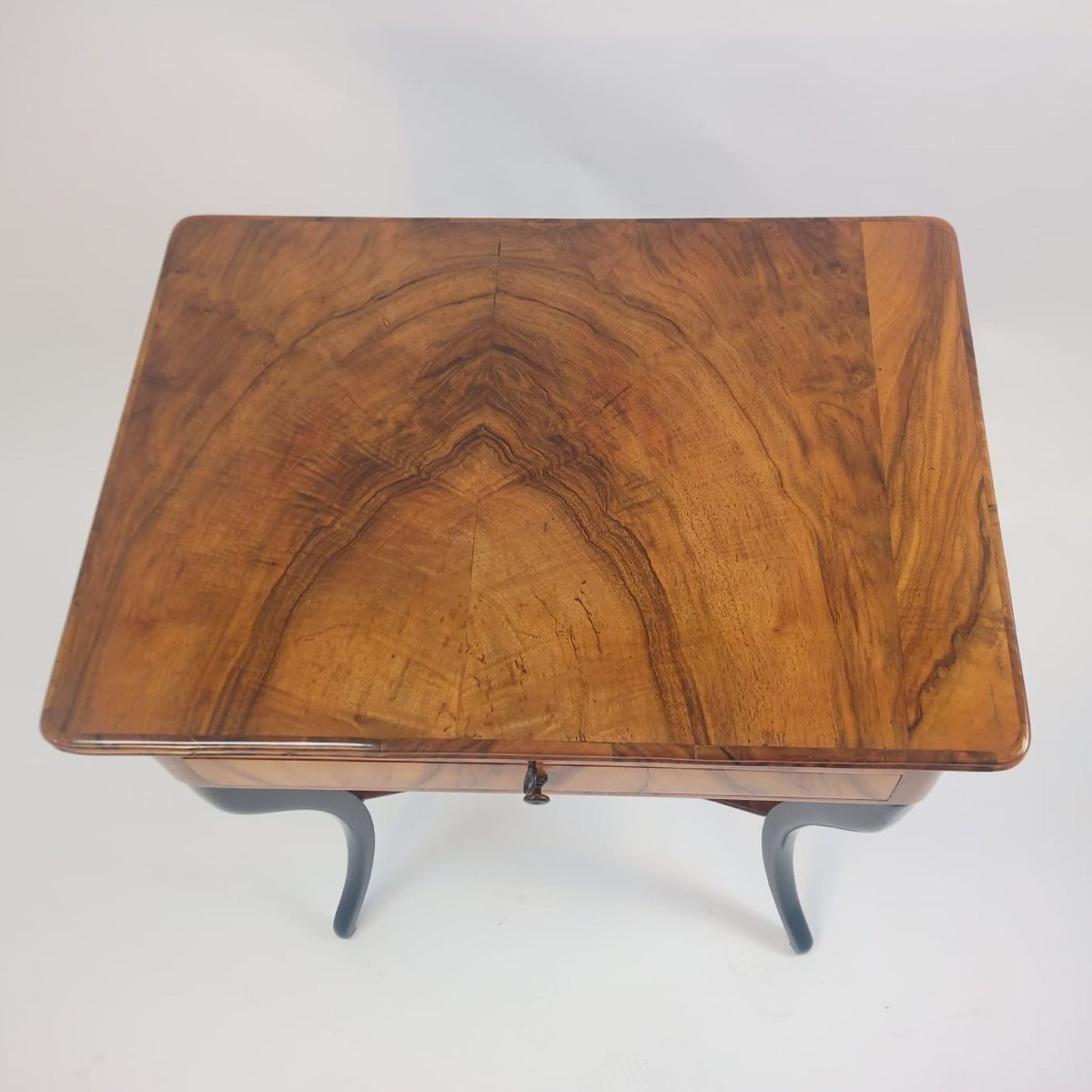 Biedermeier Side Table Circa 1820 In Walnut-photo-4