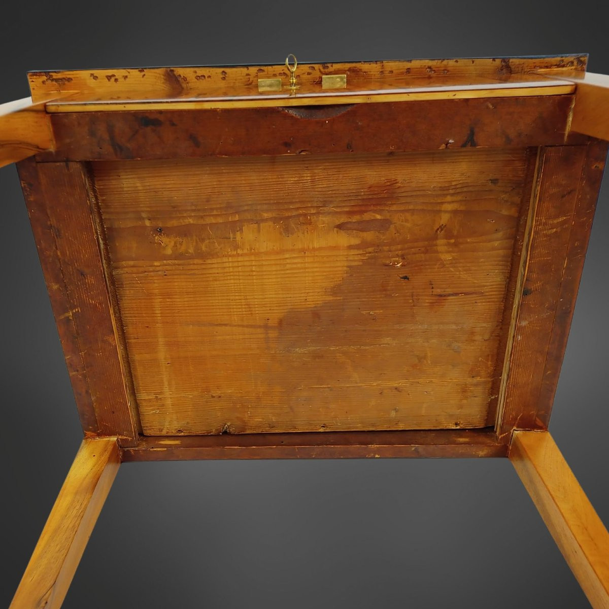 Table de salon Biedermeier de 1820 en noyer-photo-3