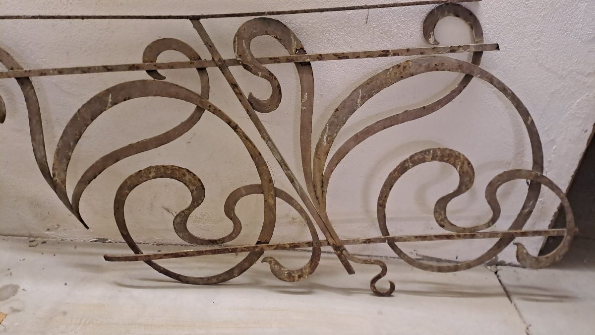 Grille de Jardin Art Nouveau 11 metres-photo-4