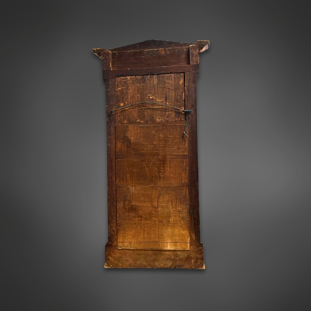 Biedermeier Mirror With Half-columns – Original Circa 1820/30-photo-4