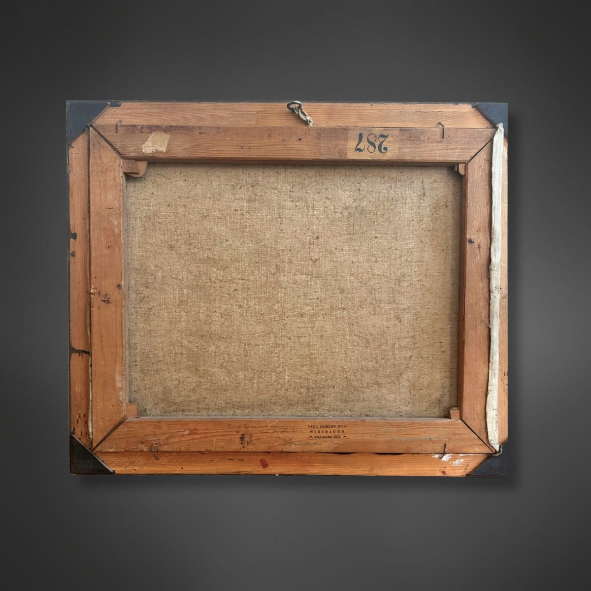 Painting By Paul Dahlen - View Of The Wisper Valley 1934 (germany)-photo-3