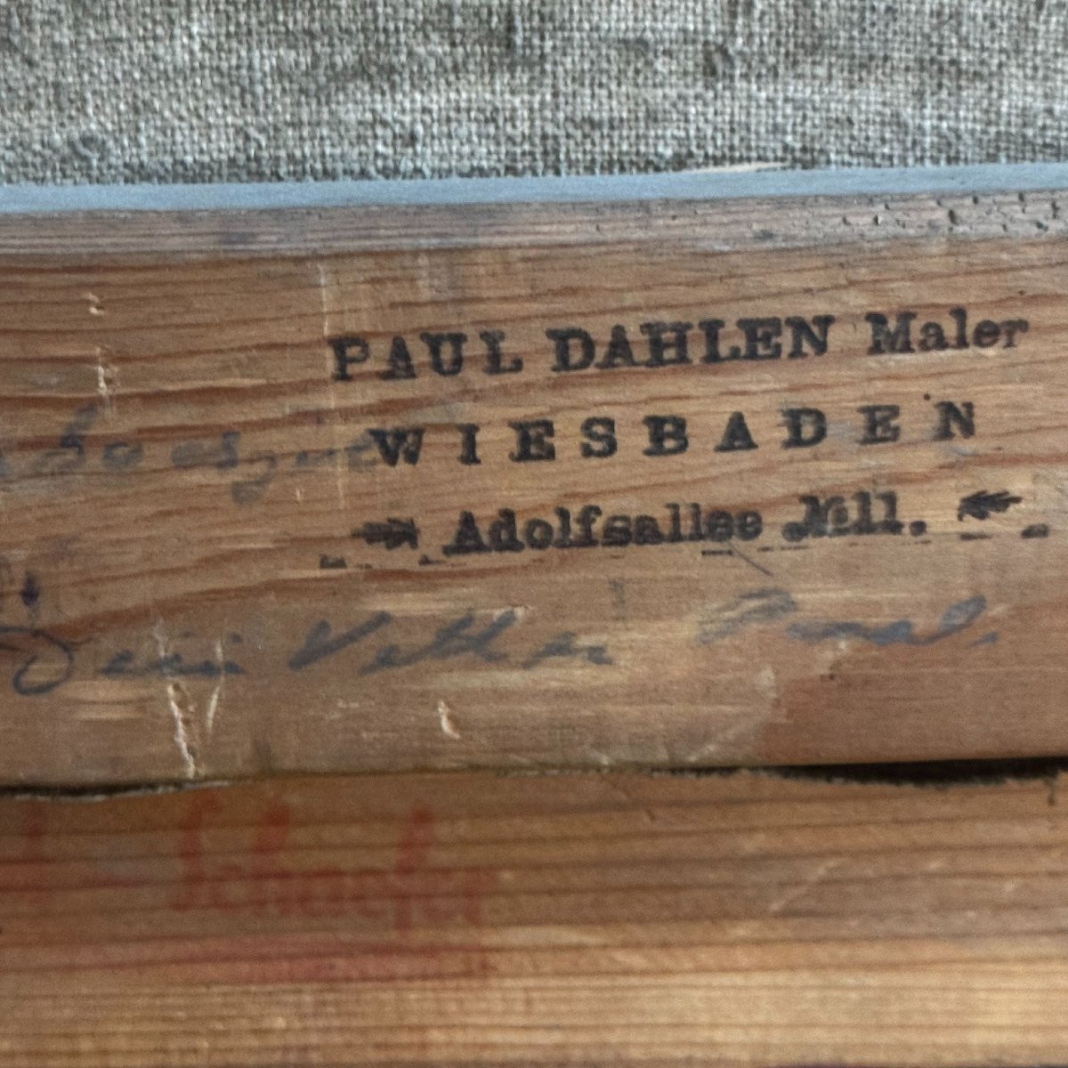 Painting By Paul Dahlen - View Of The Wisper Valley 1934 (germany)-photo-1