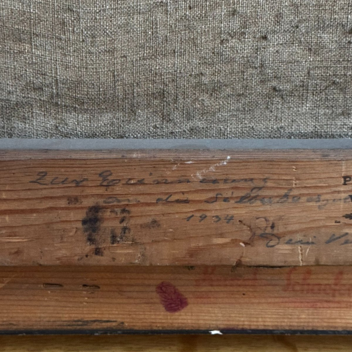 Painting By Paul Dahlen - View Of The Wisper Valley 1934 (germany)-photo-3