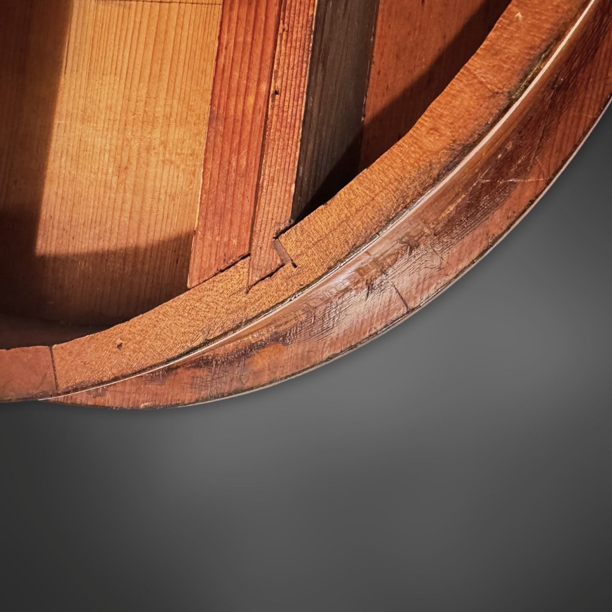 Biedermeier Walnut Side Table Decorated With Swans - Germany, Circa 1820-photo-5