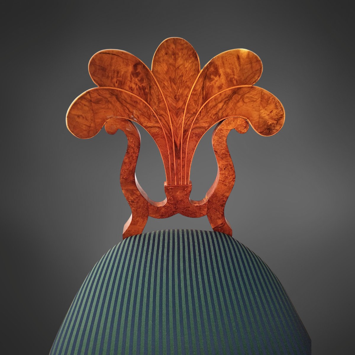 Six  chaises de salle à manger Biedermeier, vers 1830 Vienne -photo-4
