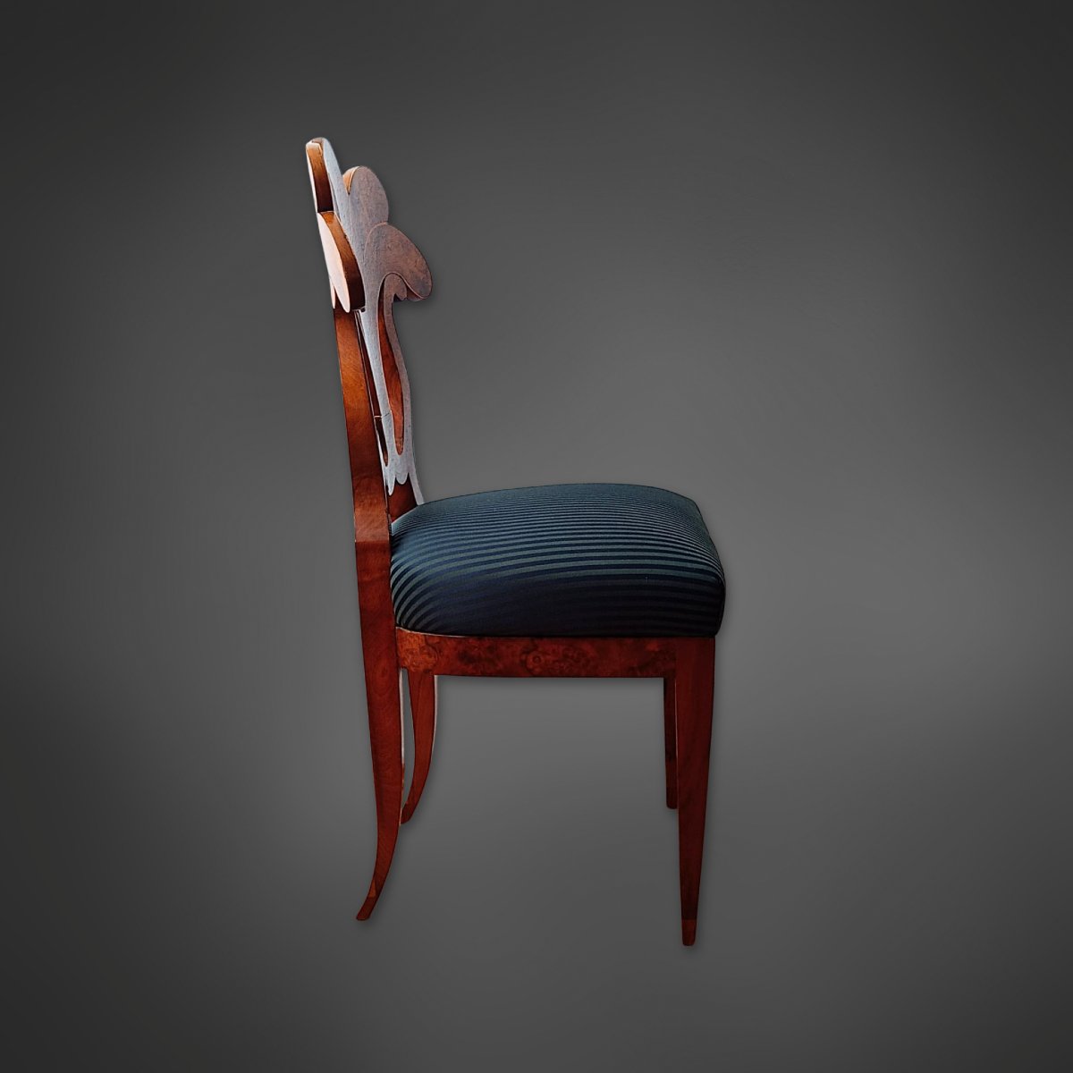 Six  chaises de salle à manger Biedermeier, vers 1830 Vienne -photo-4