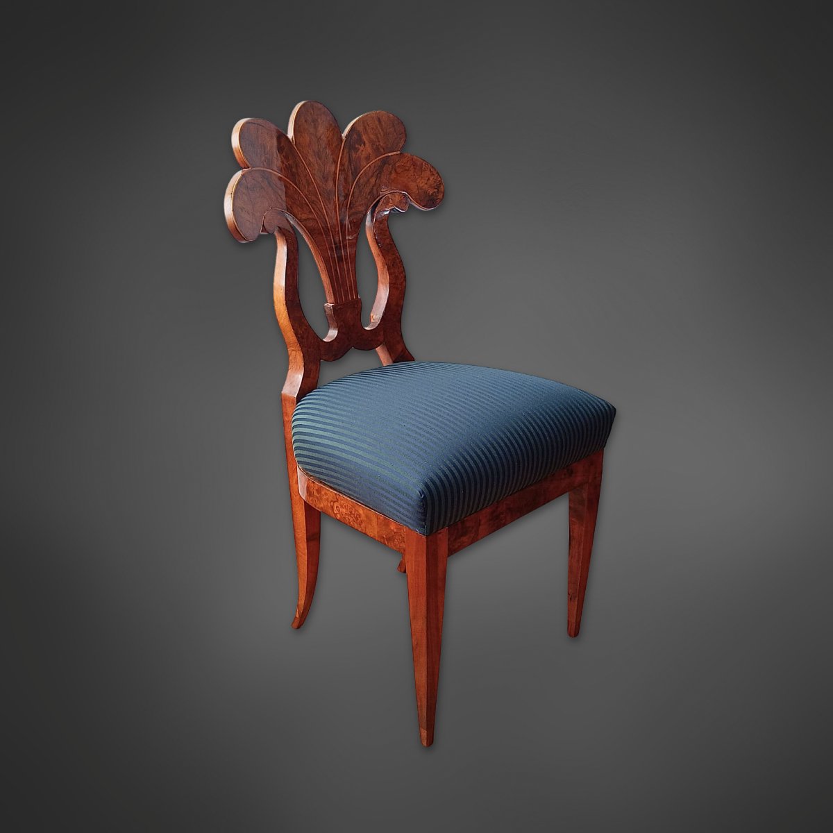 Six  chaises de salle à manger Biedermeier, vers 1830 Vienne -photo-5