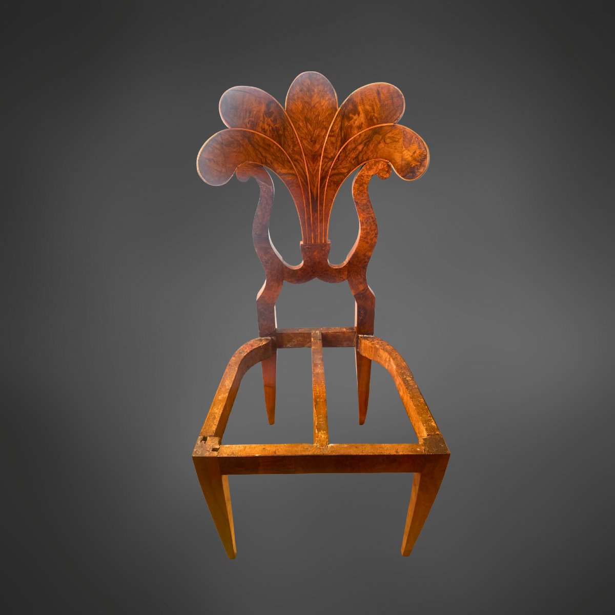 Six  chaises de salle à manger Biedermeier, vers 1830 Vienne -photo-6