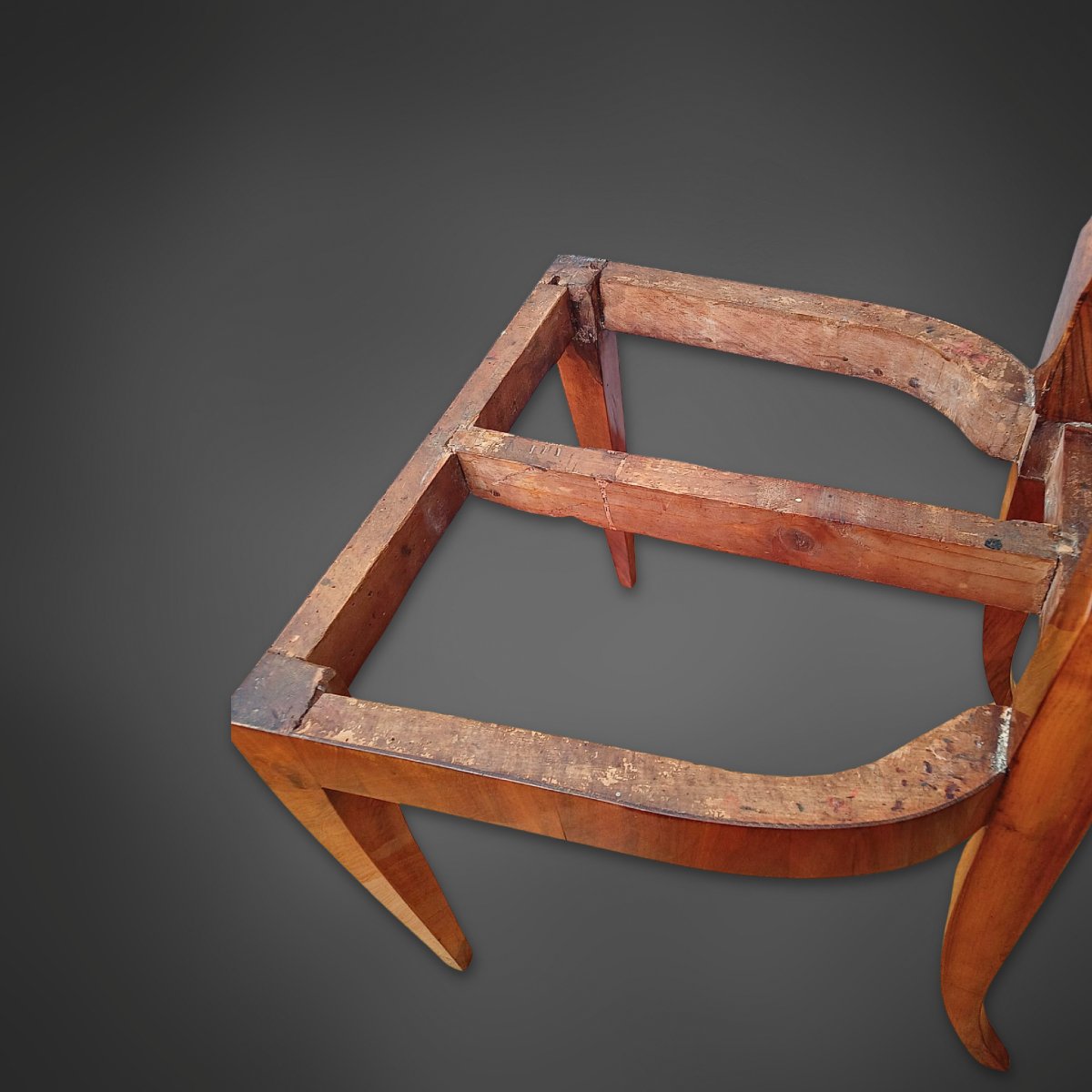 Six  chaises de salle à manger Biedermeier, vers 1830 Vienne -photo-7