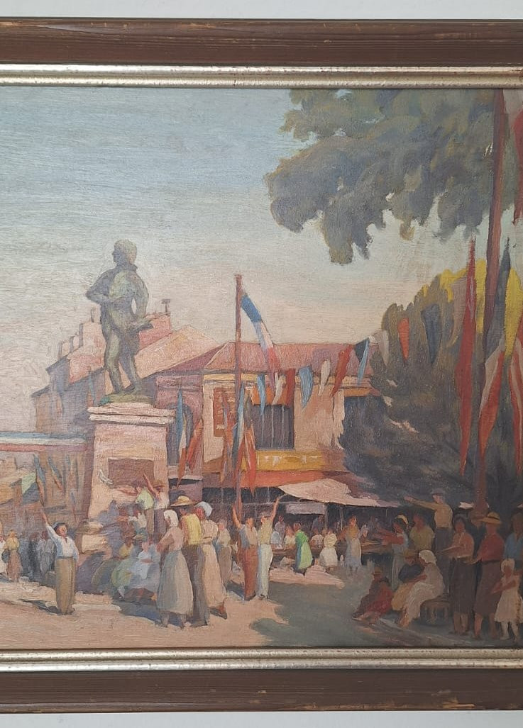 La Libération autour de Rouget de Lisle à Choisy-le-Roi, attribué à Marcel Prud´homme-photo-4