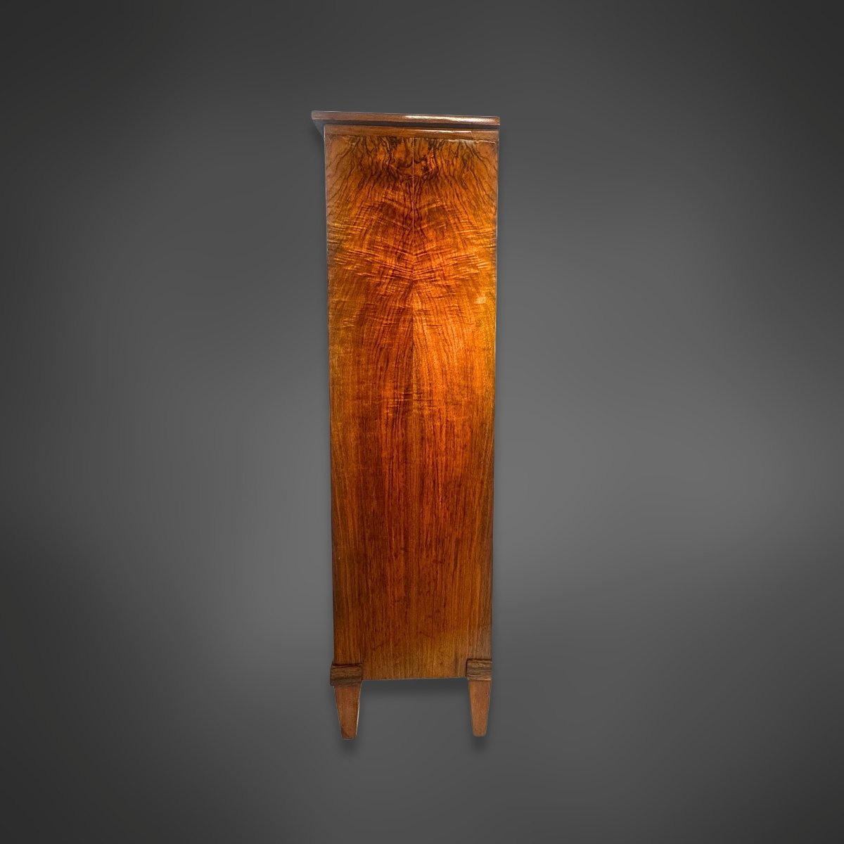 Semainier Biedermeier à 6 tiroirs, noyer, 1830-photo-2