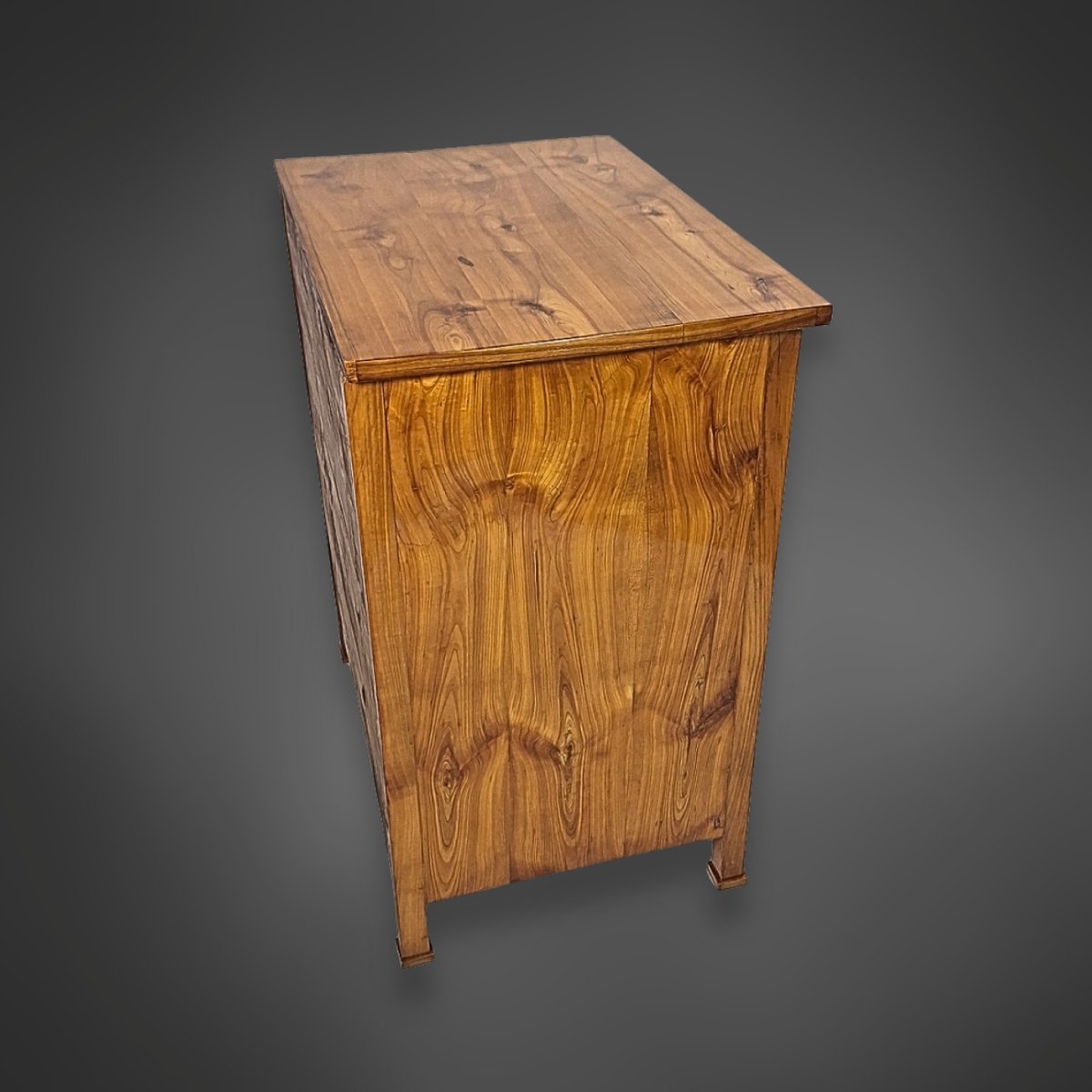 Commodes Biedermeier, placage de cerisier, Allemagne du Sud 1830/40-photo-4