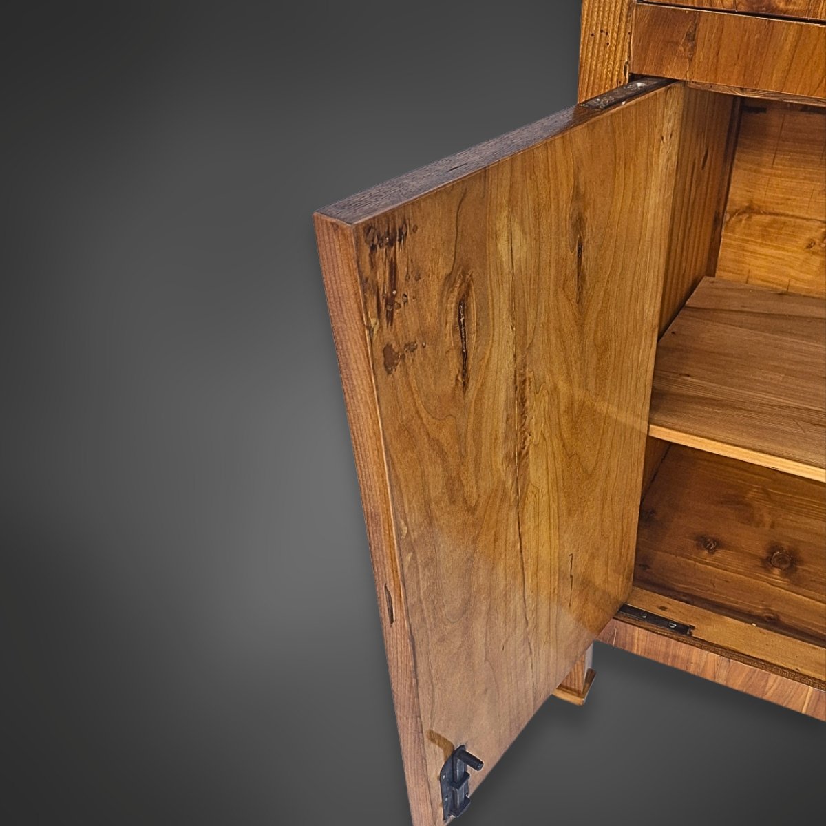 Commodes Biedermeier, placage de cerisier, Allemagne du Sud 1830/40-photo-2