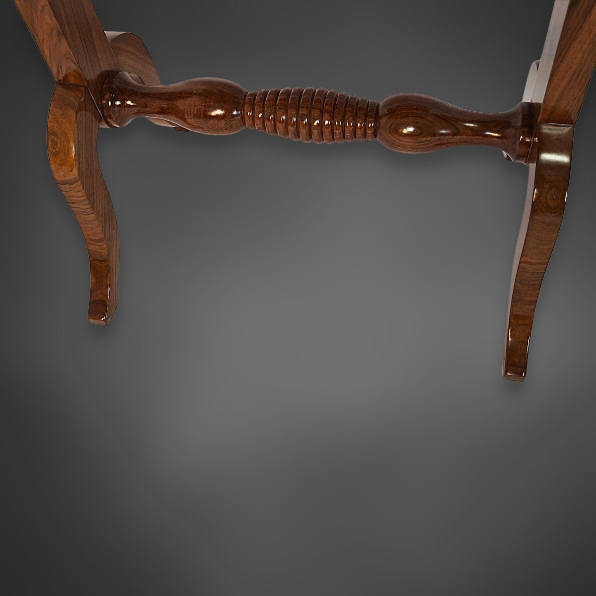 Guéridon/ Table,  Biedermeier, placage noyer, vers 1840-photo-1