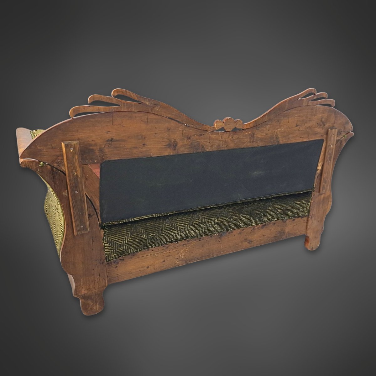 Adler Sofa By Wilhelm Kimbel, Mainz, Circa 1835 – Biedermeier/empire-style Sofa In Walnut-photo-4