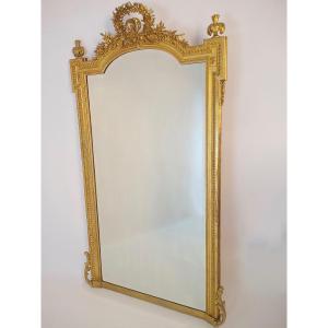 Large Mirror   Style Louis XVI France