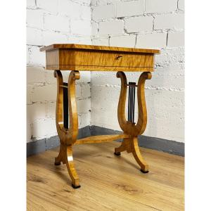Table Lyra, style Biedermeier,  vers 1920 Allemange