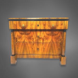 Commode-Écritoire Biedermeier en noyer – vers 1820/1830