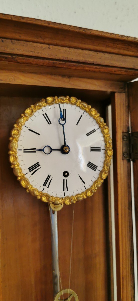 Biedermeier Miniature Wall Clock-photo-1