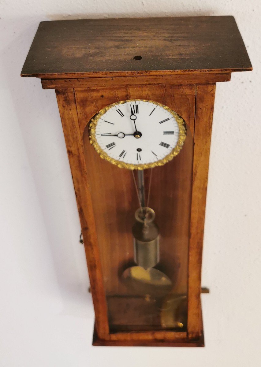 Biedermeier Miniature Wall Clock-photo-8