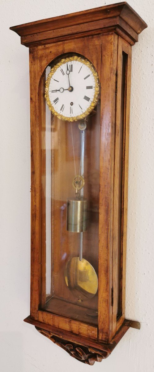 Biedermeier Miniature Wall Clock