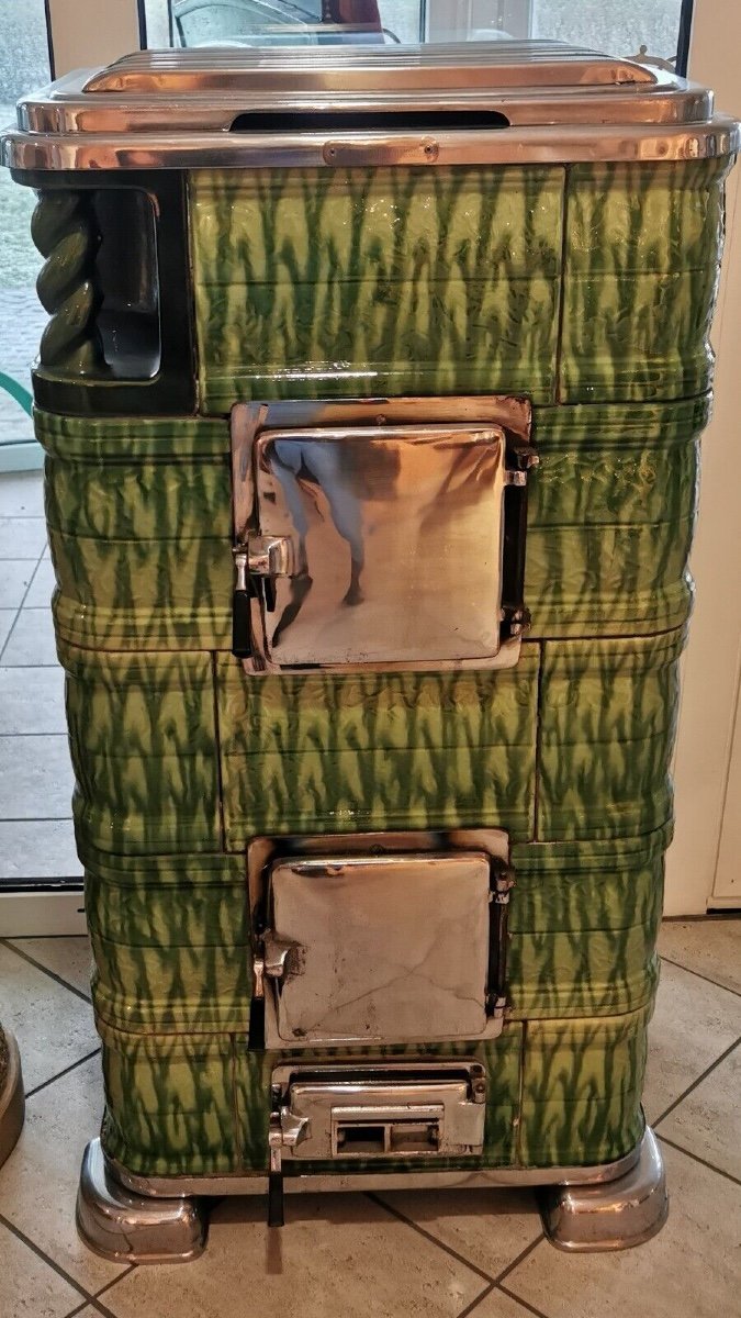 Gmundner Earthenware Stove Circa 1930