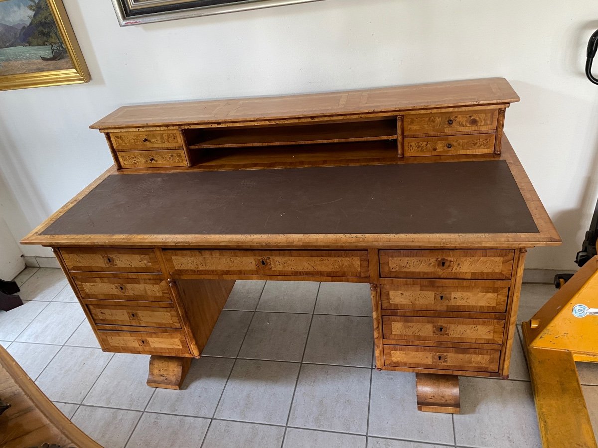 Grand Bureau Biedermeier Vienne 1830-photo-4