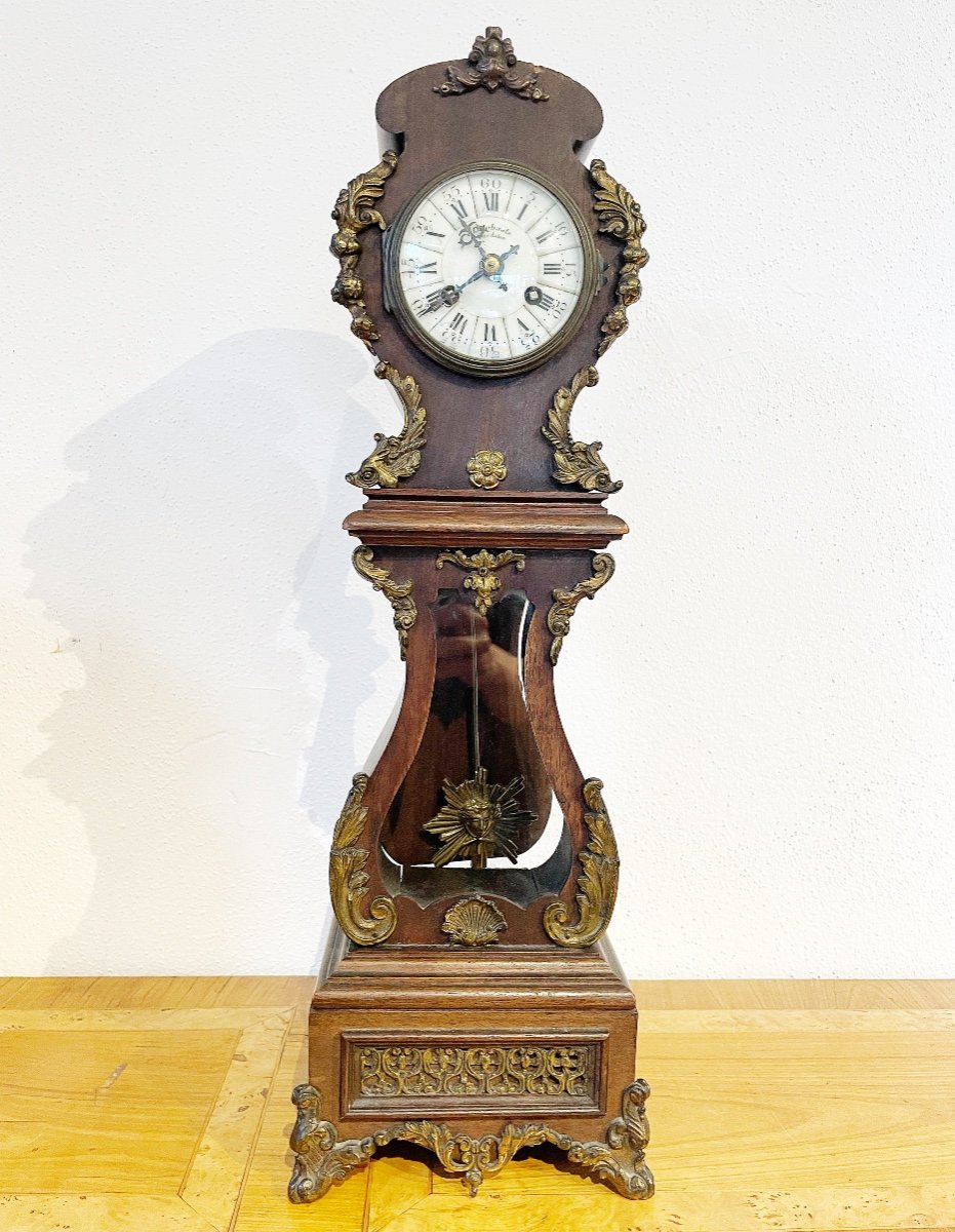 Historicist Miniature Longcase Clock, France Circa 1880